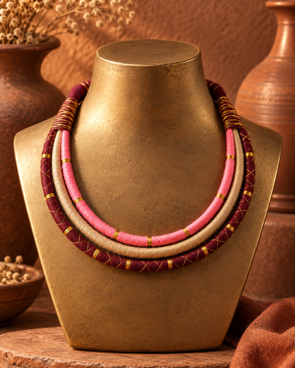 Nira Handcrafted Thread Neckpiece