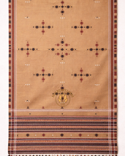Beige Kutch Handwork Shawl