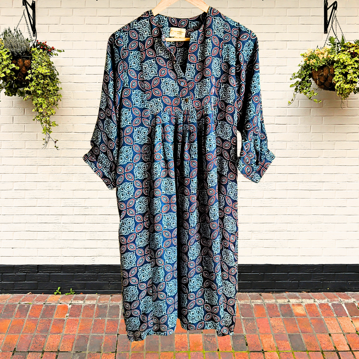 Indigo Modal Printed Kurta