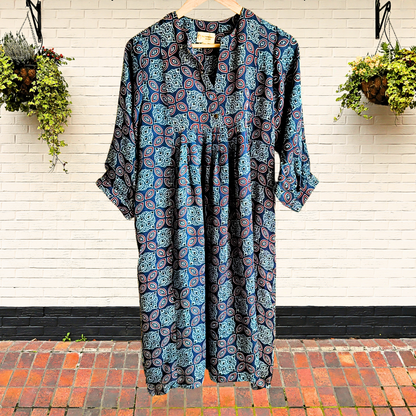 Indigo Modal Printed Kurta