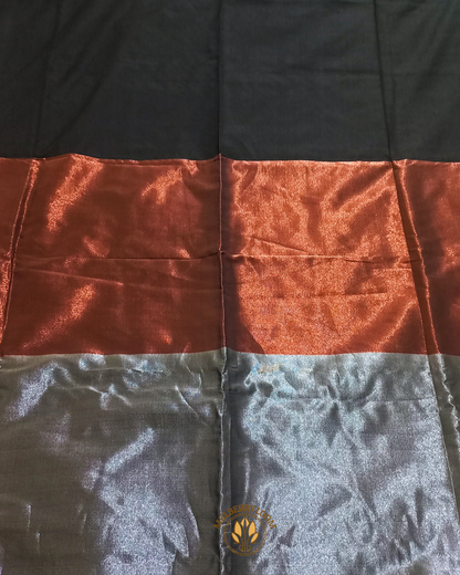 Aabha Ebony Bengal Cotton Saree
