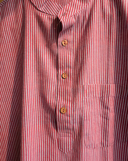 Tattva Striped Ikkat Men's Long Kurta